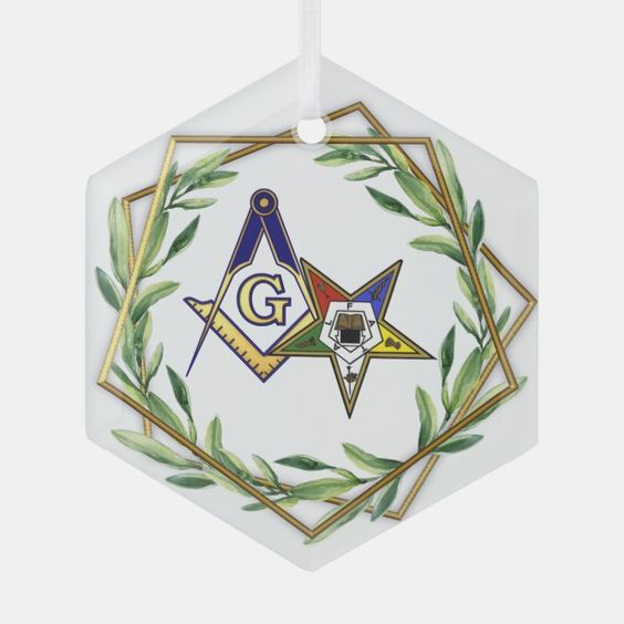 (image for) Worthy Patron Glass Ornament